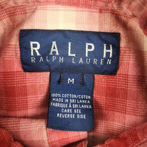 Ralph Ralph Lauren Shirt Mens Medium Multi Vintage Western Pearl Snap - Picture 3 of 5